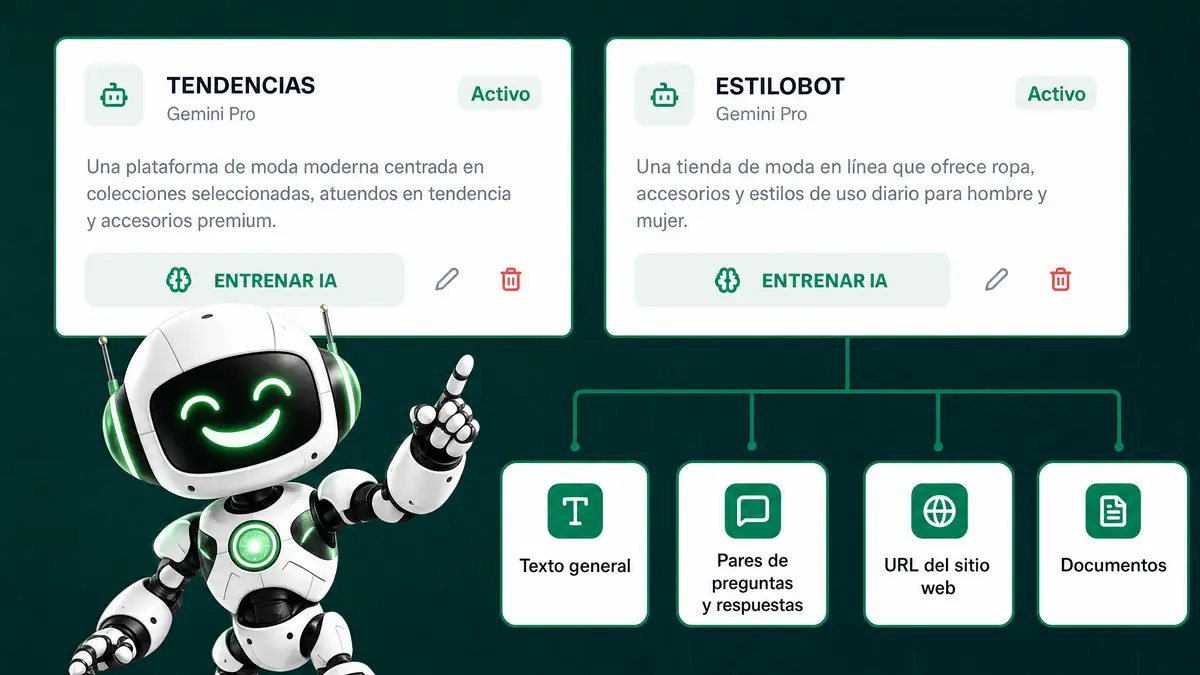 Creador de chatbots con IA