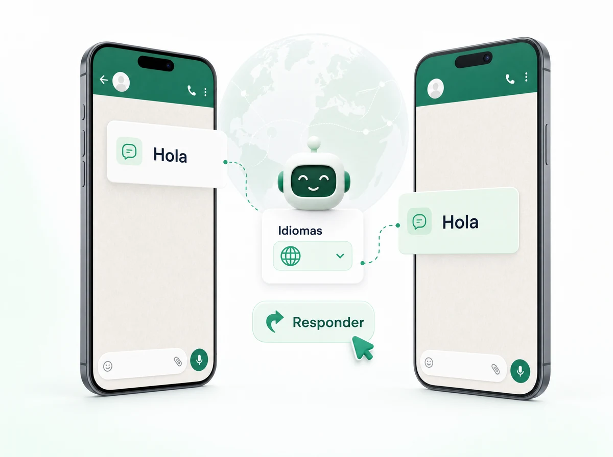 Interfaz de traducción de IA