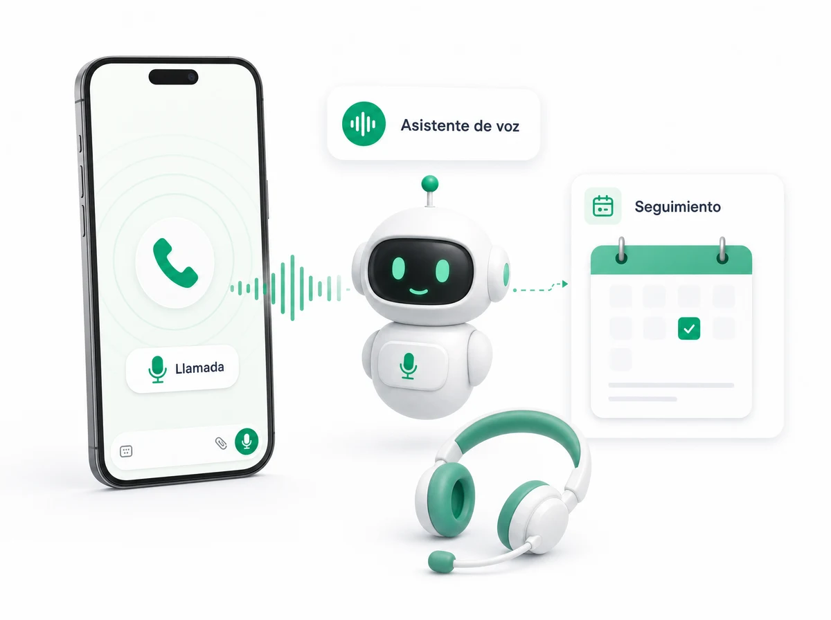 Automatice las llamadas de voz con agentes de llamadas de IA