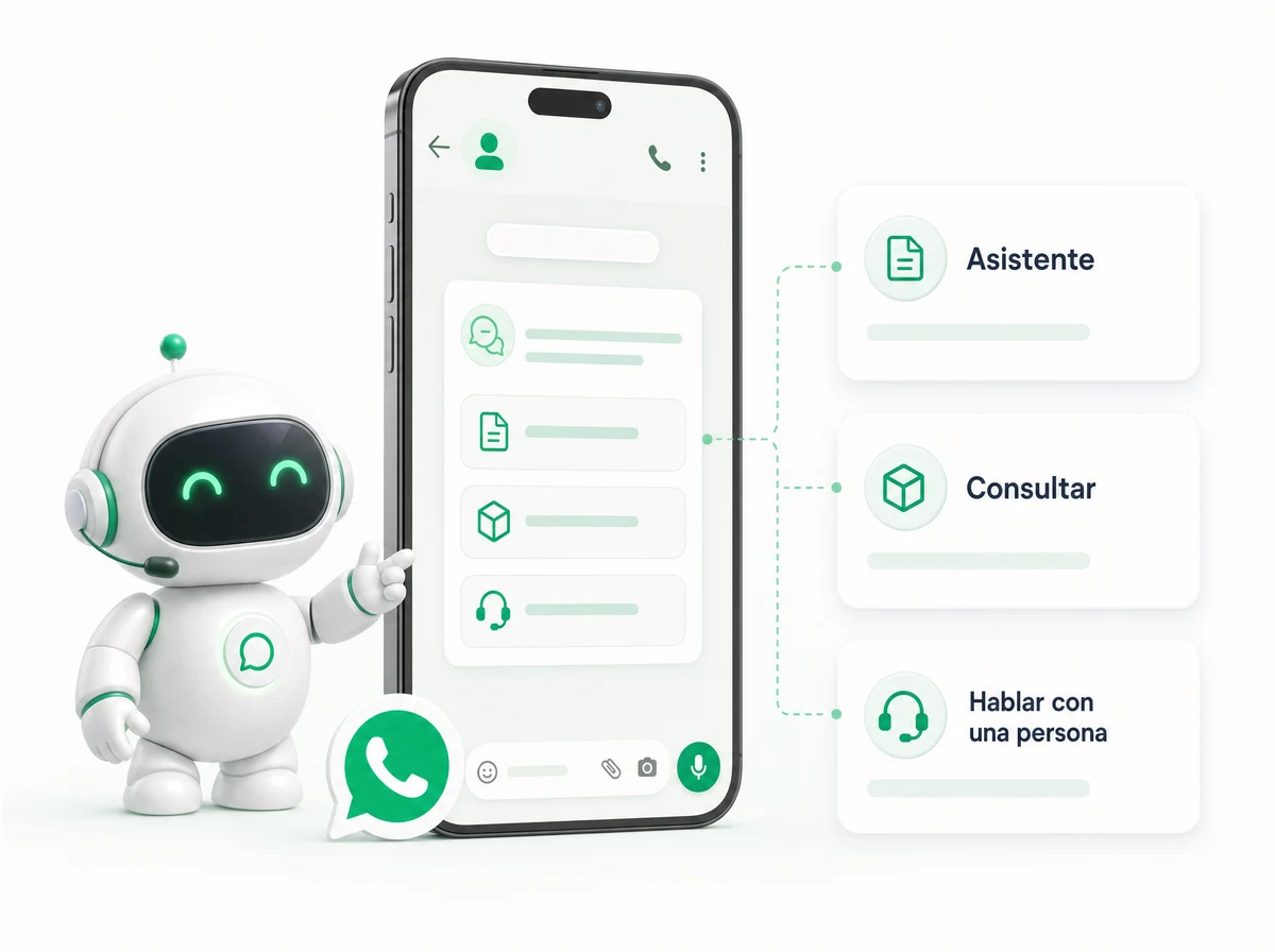 Chatbot inteligente con IA 24/7